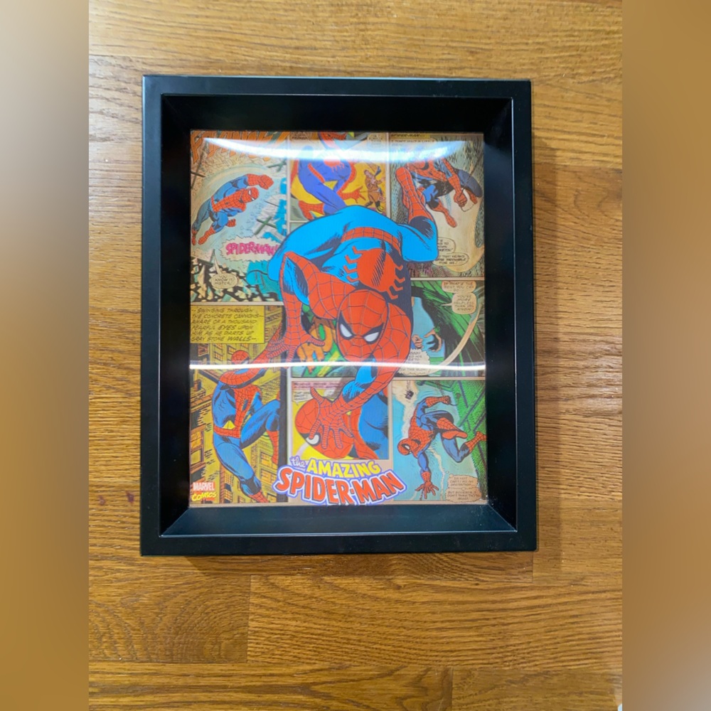 Spider-Man wall art little boy’s room